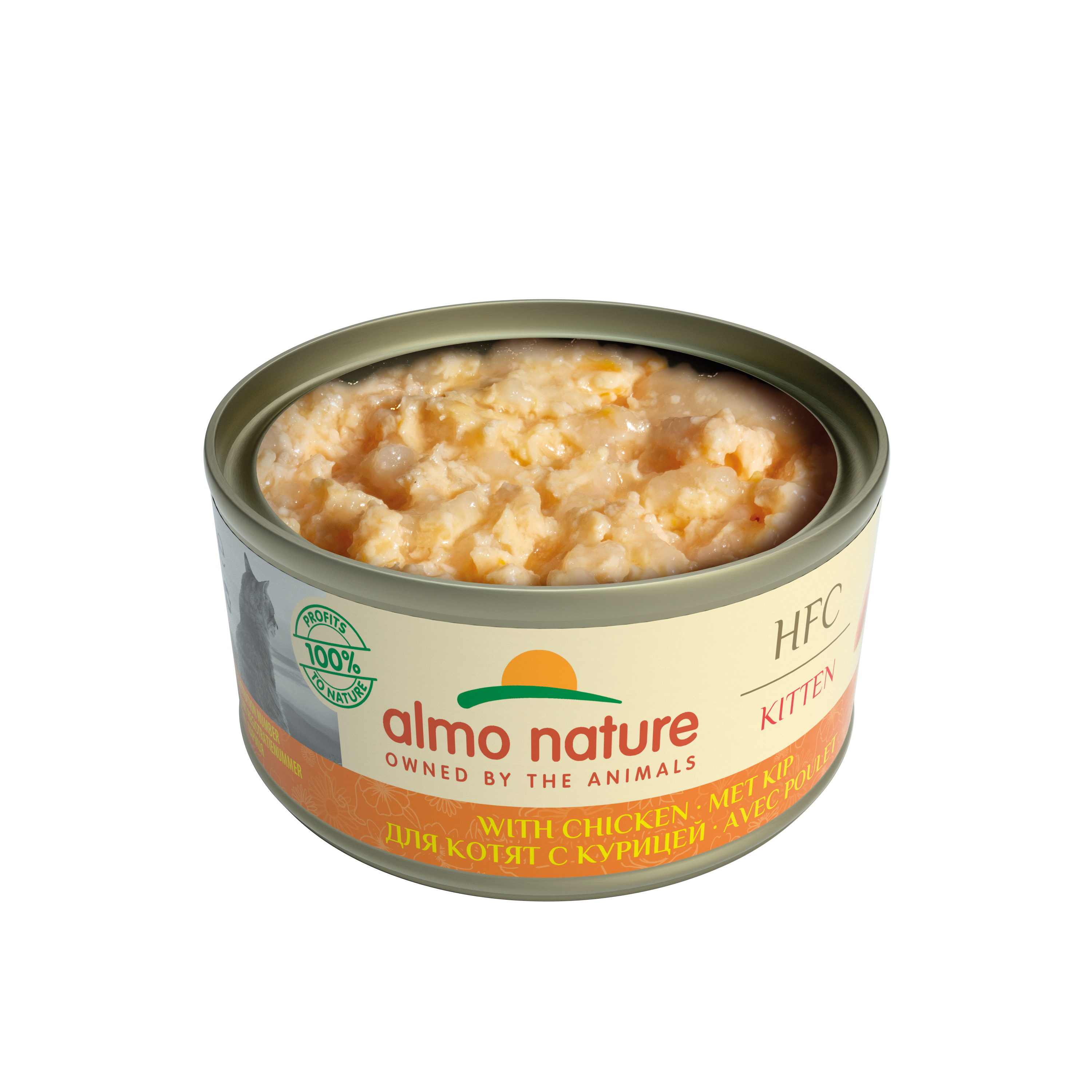 Almo Nature - HFC Natural 幼貓雞肉 Chicken for Kitten 70g