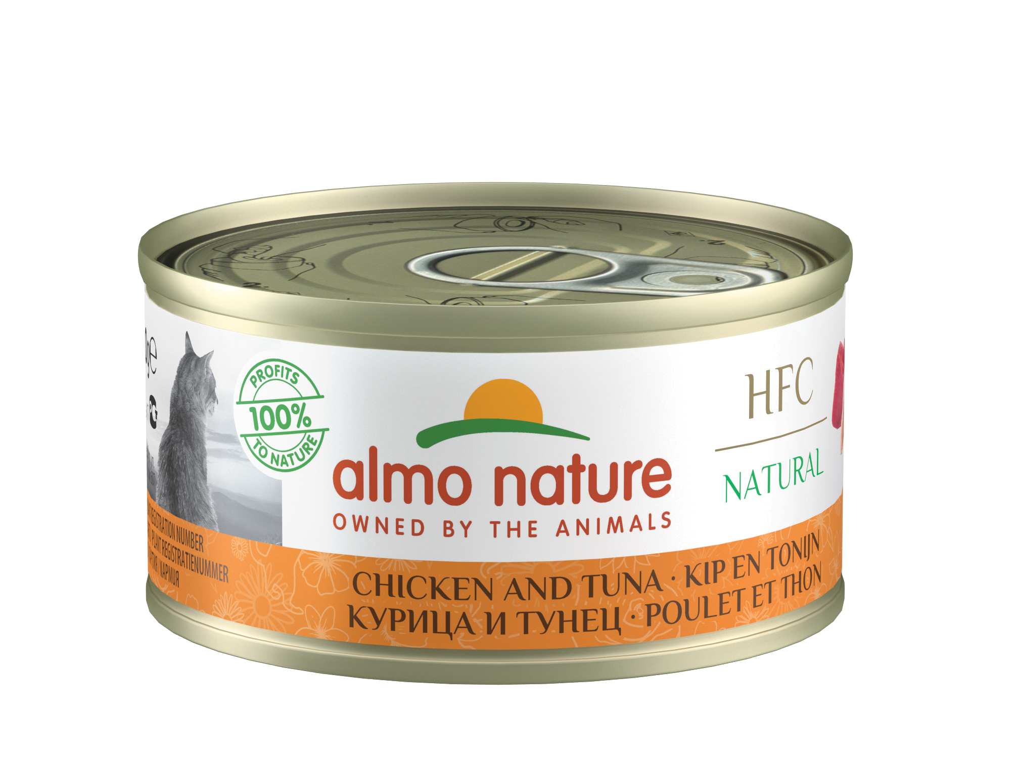 Almo Nature - HFC Natural 雞肉+吞拿魚 Chicken with Tuna 70g