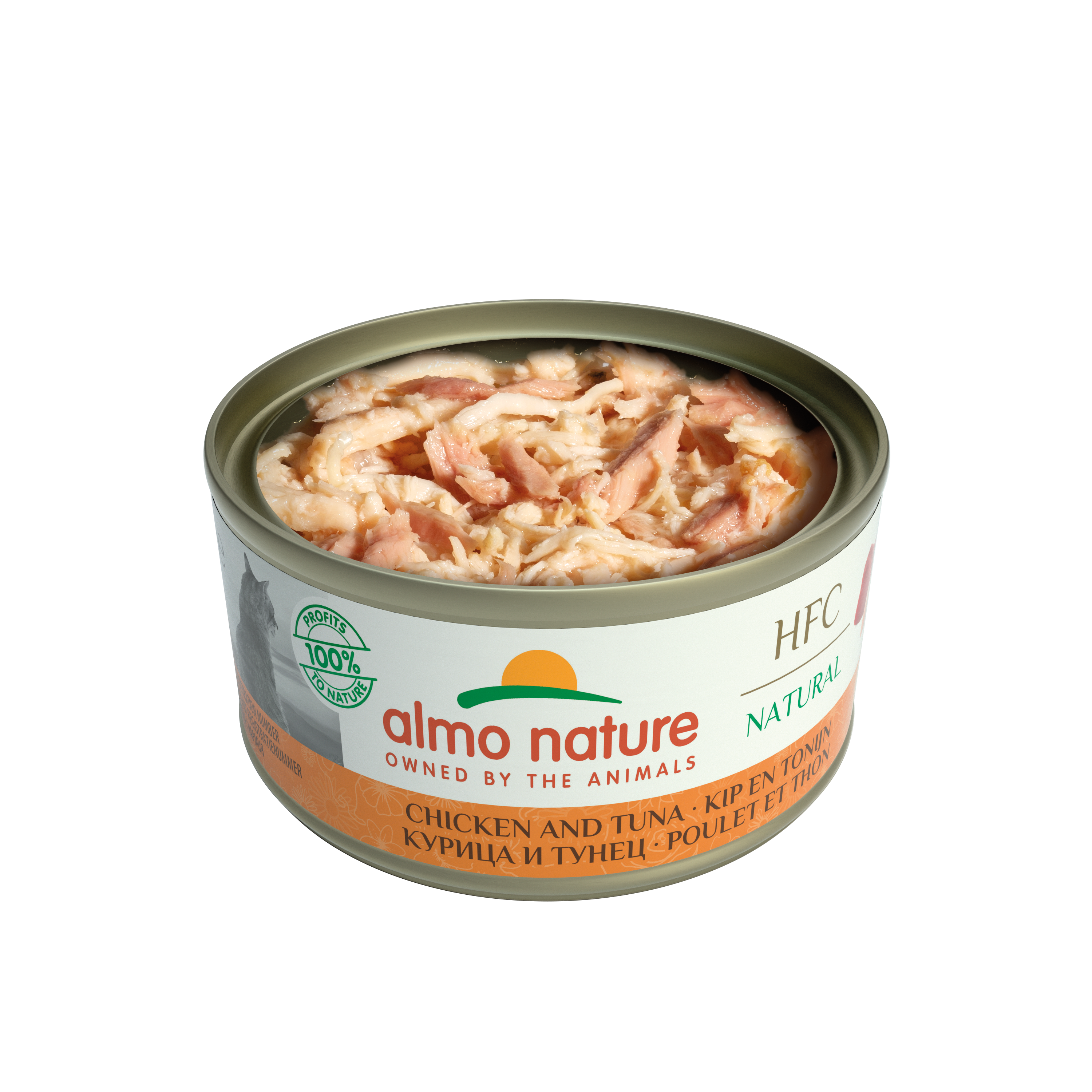 Almo Nature - HFC Natural 雞肉+吞拿魚 Chicken with Tuna 70g