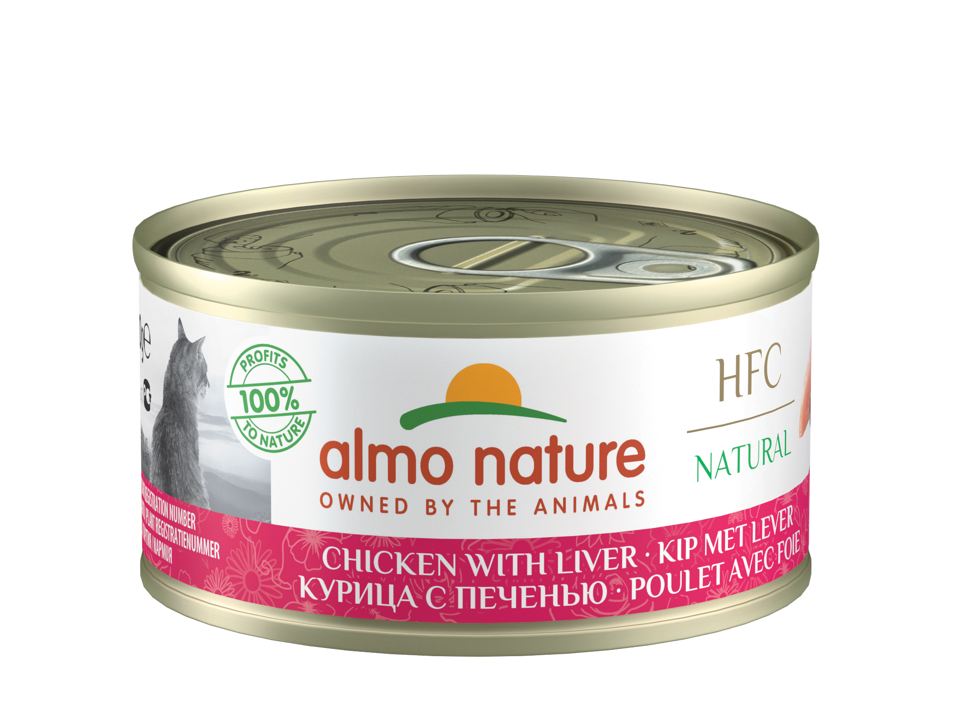 Almo Nature - HFC Natural 雞肉+雞肝 Chicken with Liver 70g