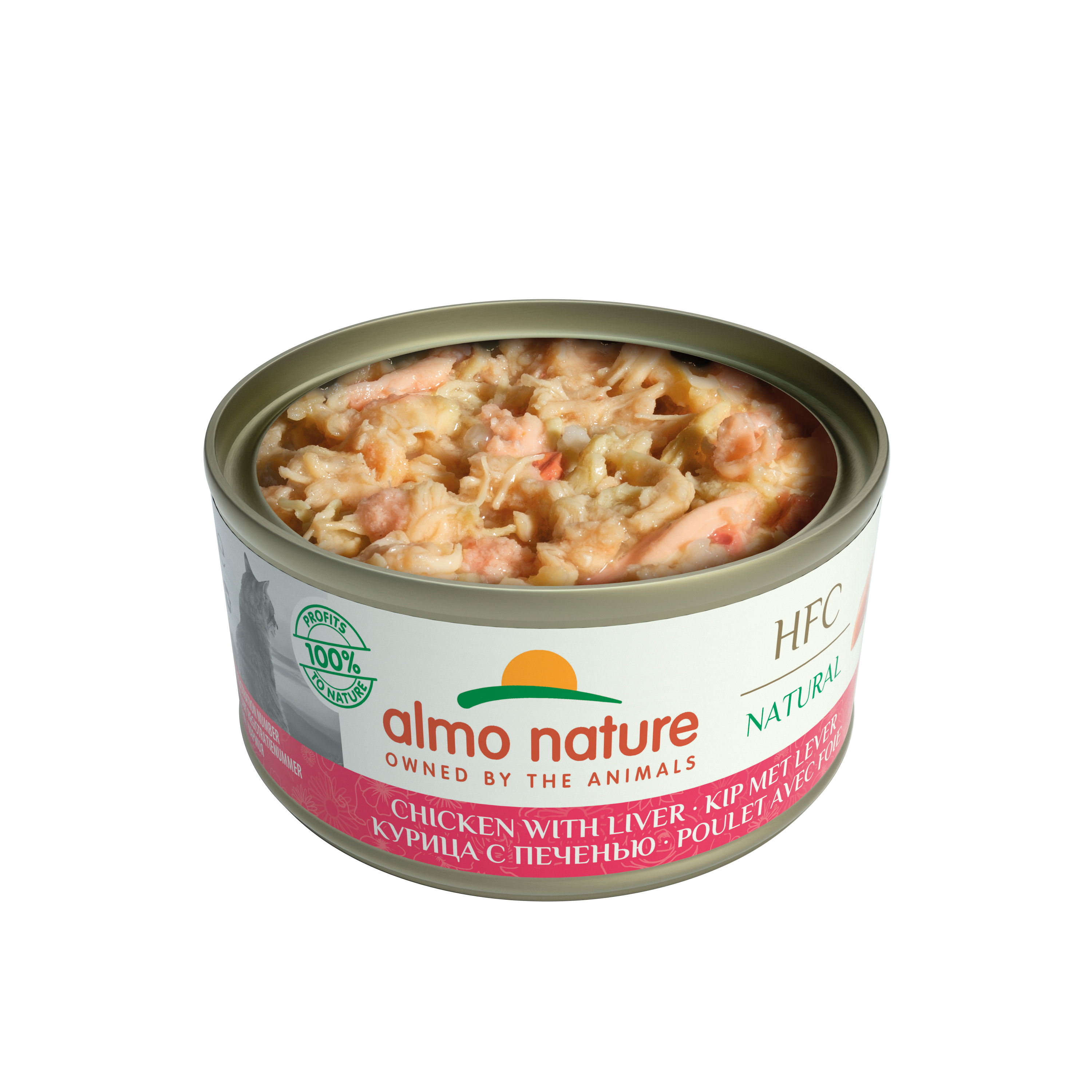 Almo Nature - HFC Natural 雞肉+雞肝 Chicken with Liver 70g