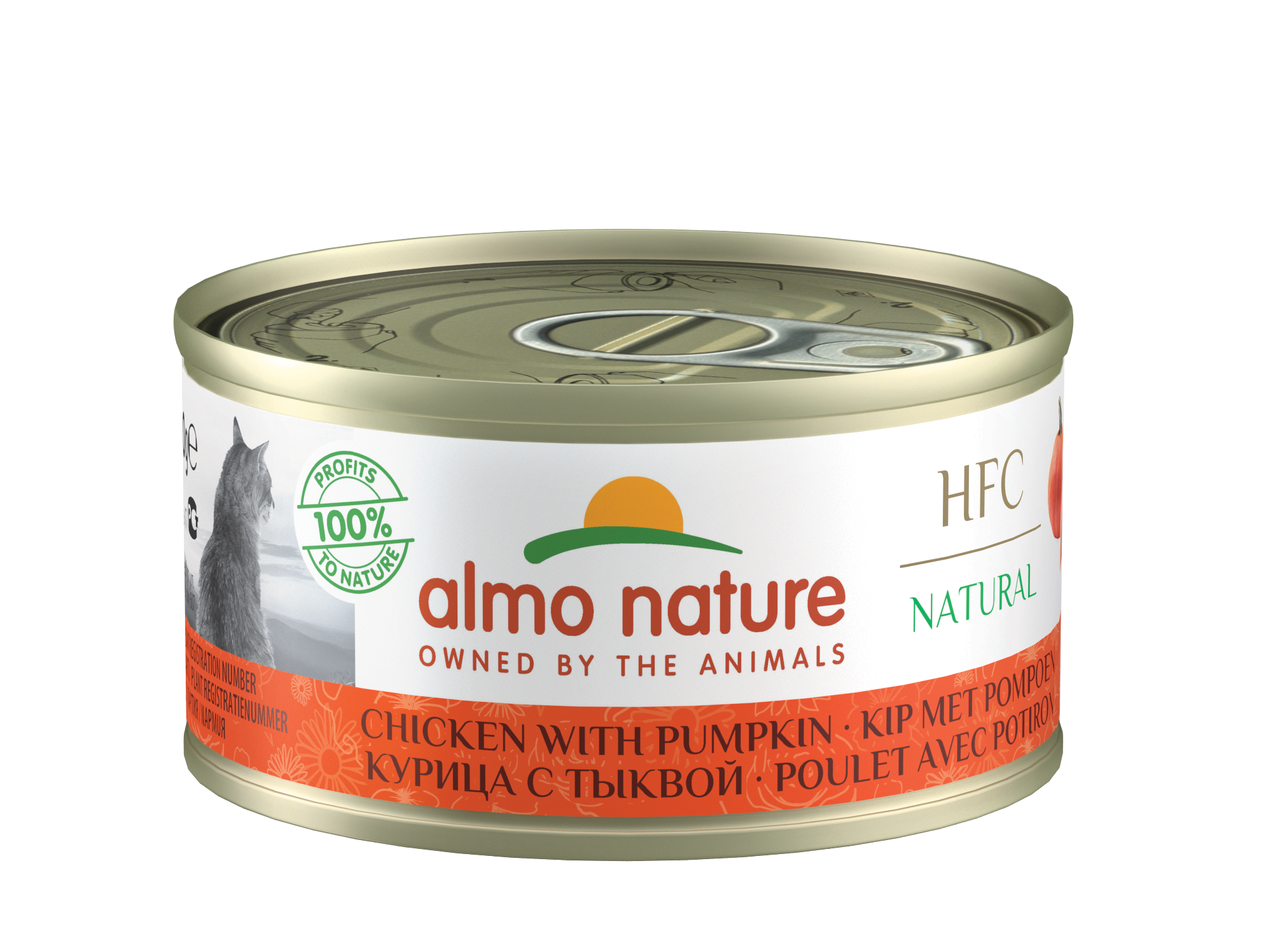 Almo Nature - HFC Natural 雞肉+南瓜 Chicken with Pumpkin 70g