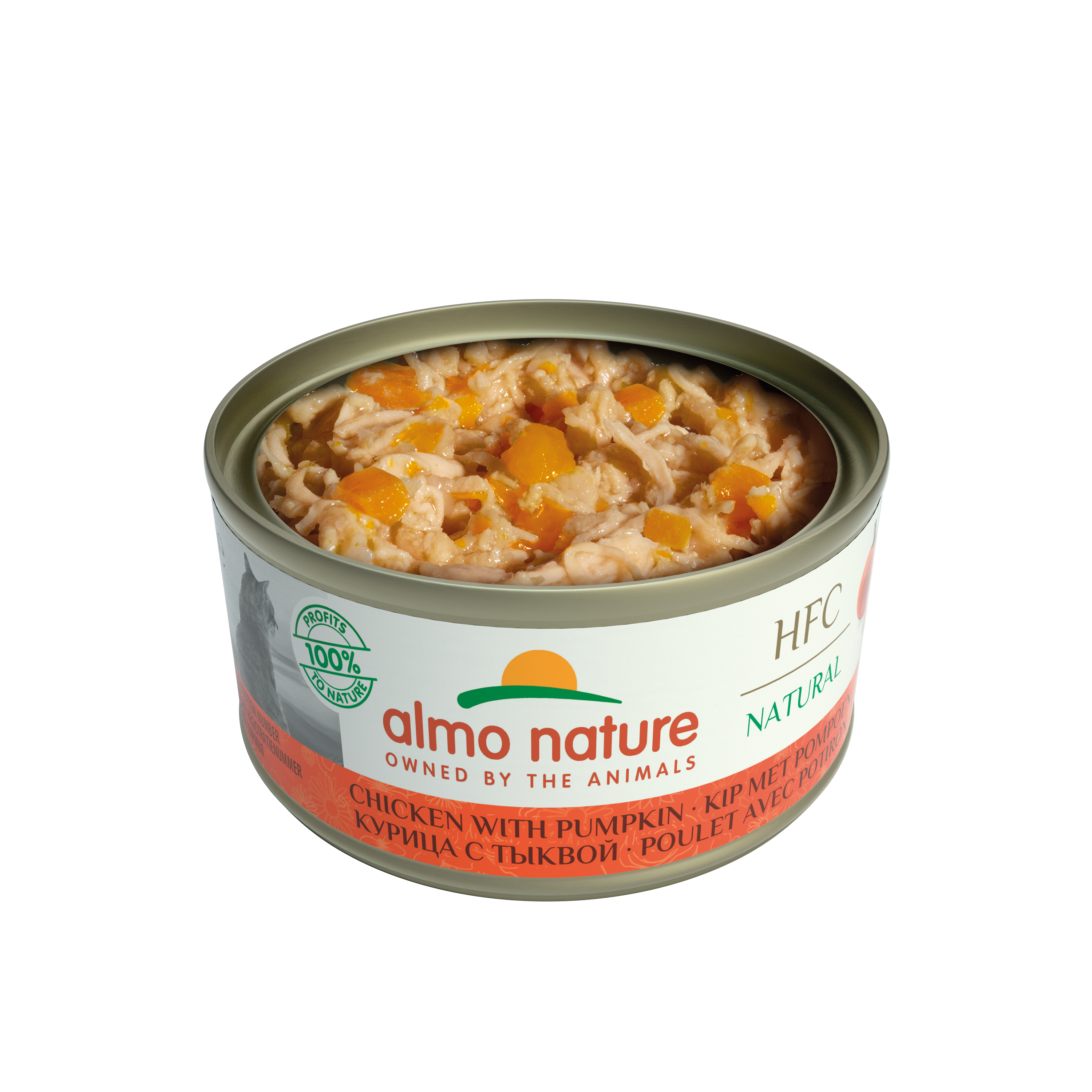 Almo Nature - HFC Natural 雞肉+南瓜 Chicken with Pumpkin 70g