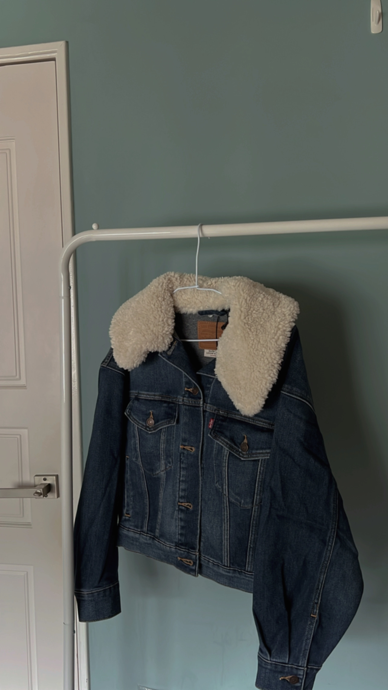 Levi's寬版短牛仔外套