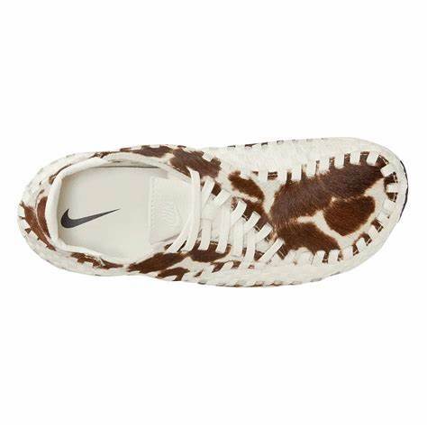 【Luxury】 NIKE AIR FOOTSCAPE 編織鞋 黑灰馬毛 FB1959-001 長頸鹿紋 奶牛紋 鬃毛男女 Black and Smoke Grey Natural and Brown