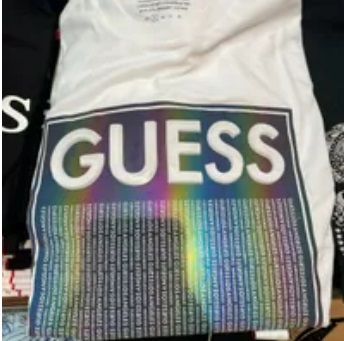 [S] GUESS GANAS LOGO CREW,PURE WHITE, X2VI60KAK91 (SGU428)