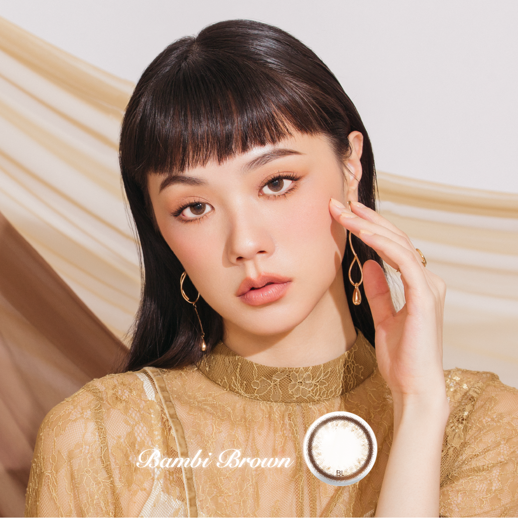 博士倫蕾絲炫眸暮光系列彩色日拋(10片) 暖陽橘