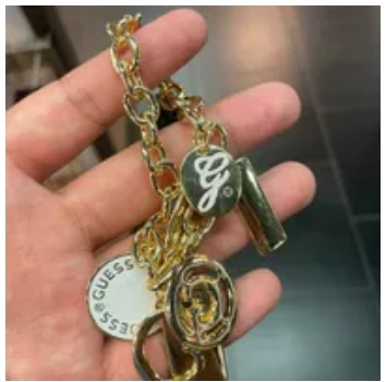 [S] GUESS B113256 ENAMEL PLATES BRACELET,GOLD, 605360547228 [FINAL SALE] (SGU447)