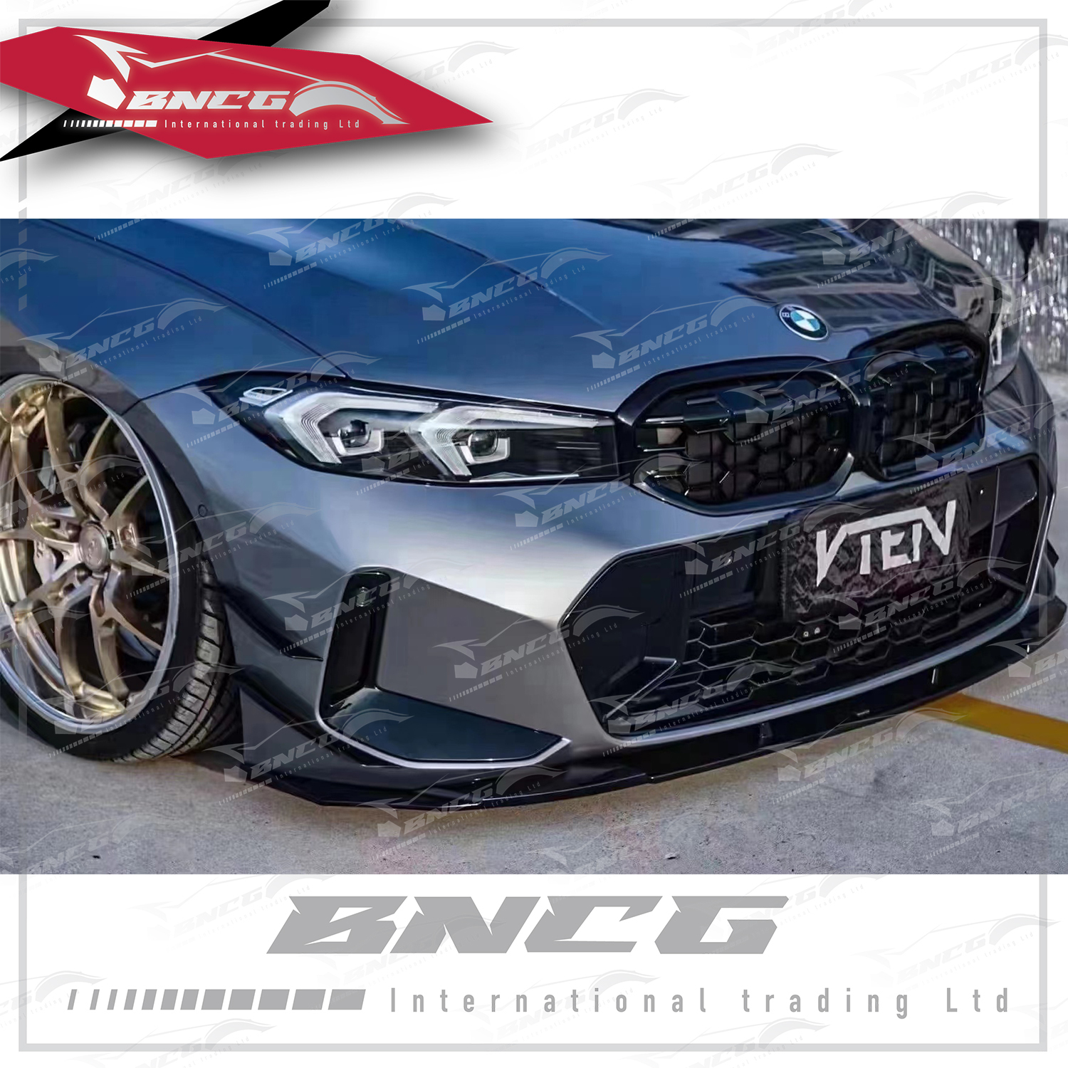 寶馬 BMW 3系 G20 改裝 外觀件 空力套件 VTEN款 前後下巴 側裙 尾翼 風刀 頂翼
