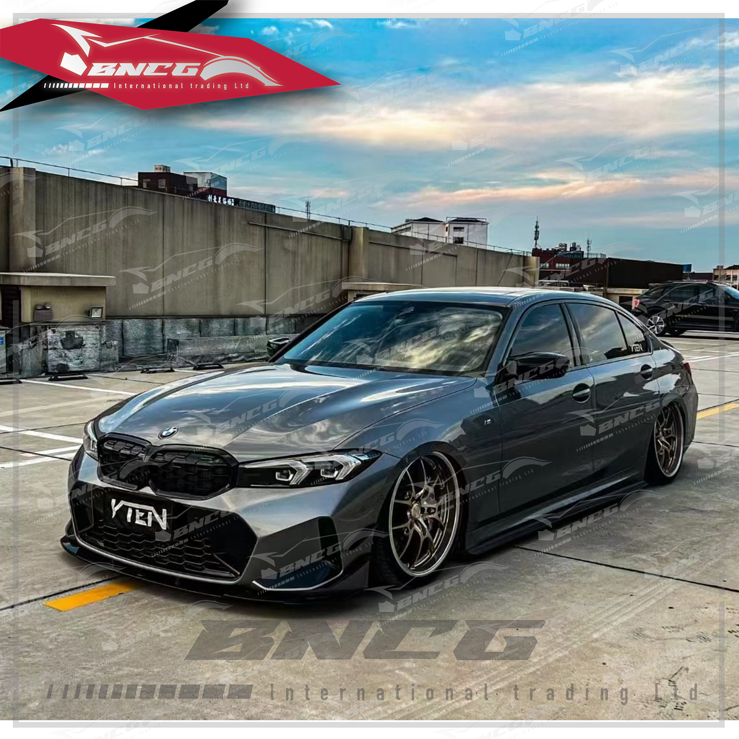 寶馬 BMW 3系 G20 改裝 外觀件 空力套件 VTEN款 前後下巴 側裙 尾翼 風刀 頂翼