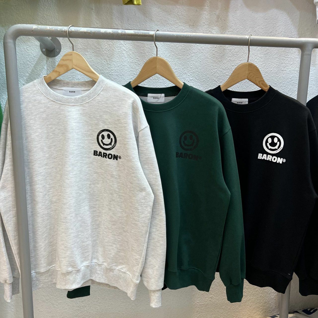 哈哈笑圖案衛衣 BARON-030T