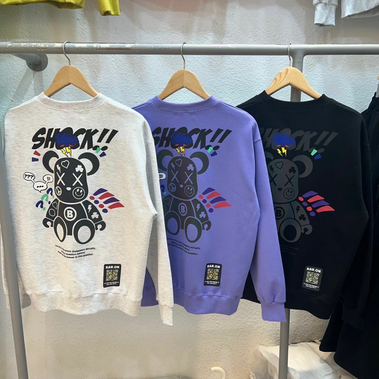 3M反光熊仔圖案衛衣 BARON-032T