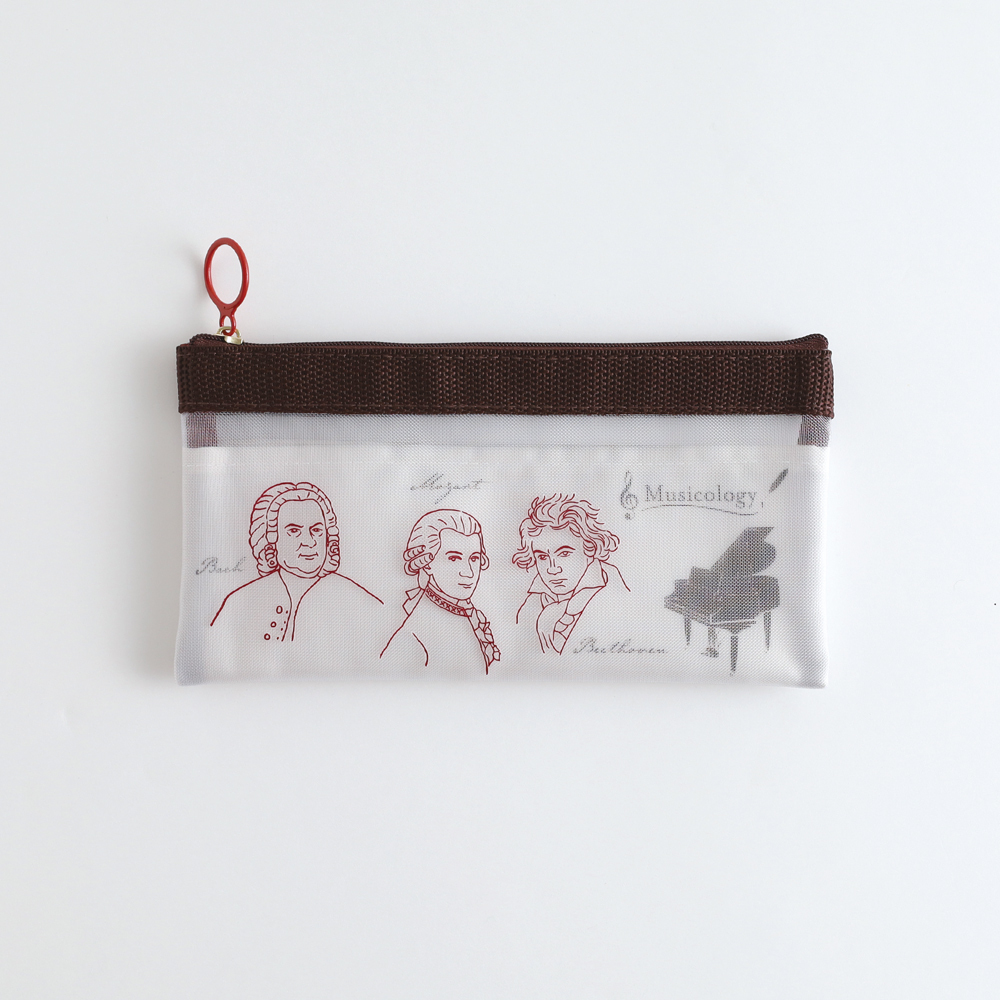 音樂學 細網筆袋｜日本STUDY HOLIC