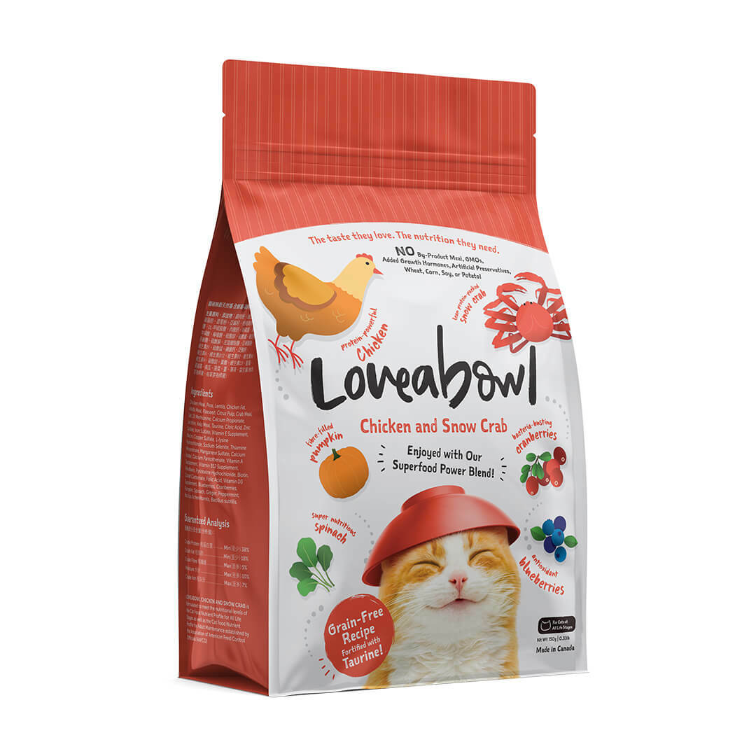 Loveabowl 無穀物雪蟹雞肉海陸全貓配方 4.1kg