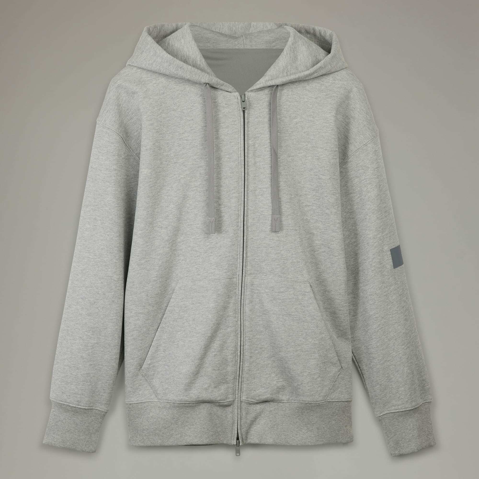 【 Y-3 FT ZIP HOODIE 拉帽外套 - 灰 】