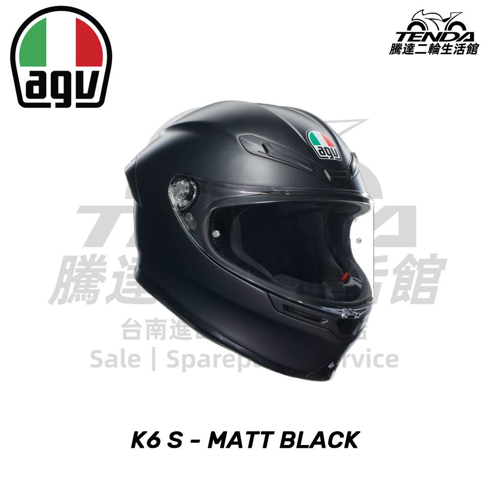 AGV K6 S 消光黑 全罩帽