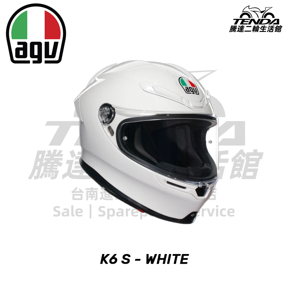 AGV K6 S 亮白 全罩帽