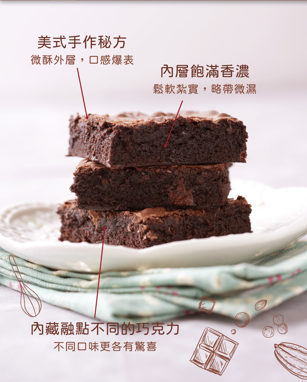 美式布朗尼口味口感特色