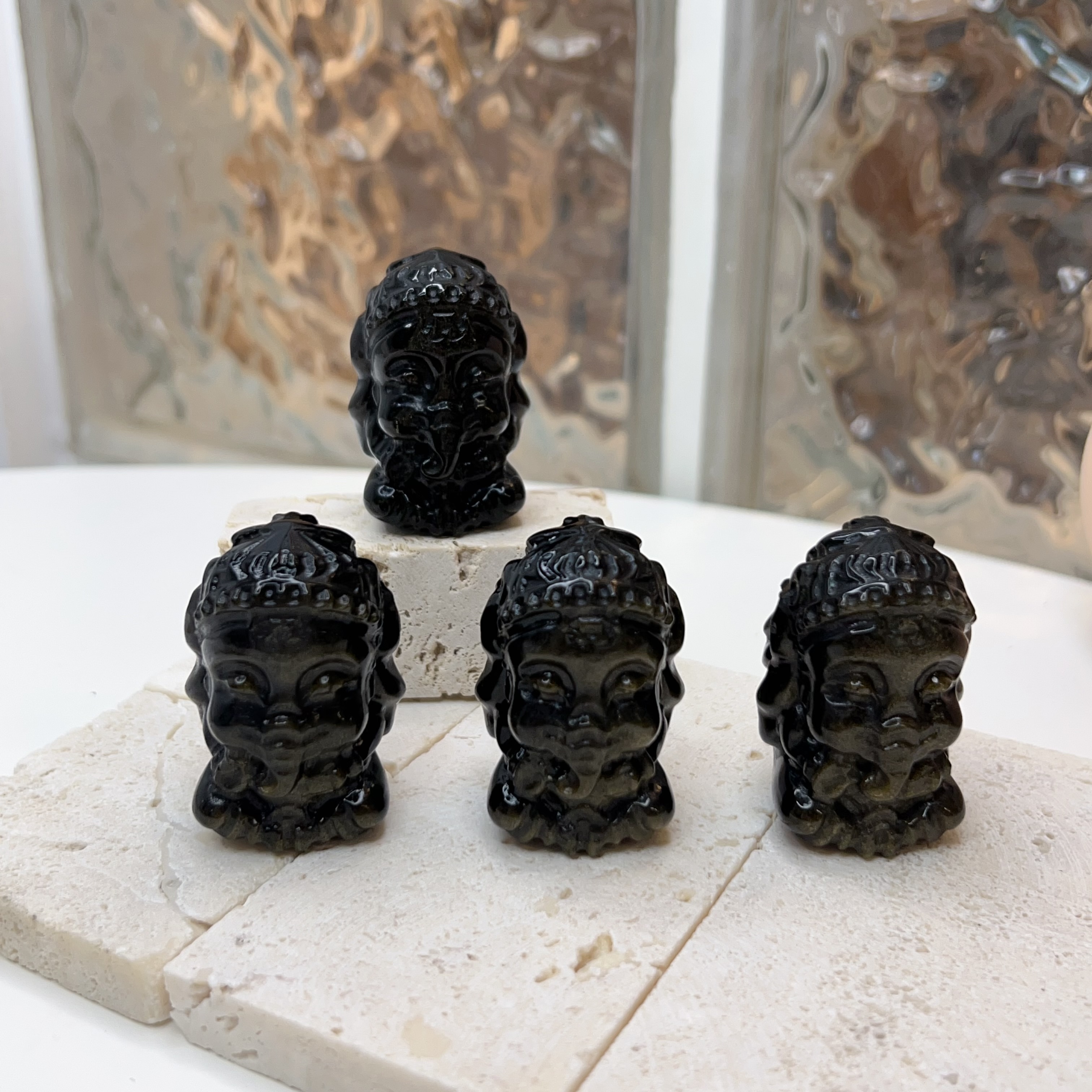 金曜石象神擺件