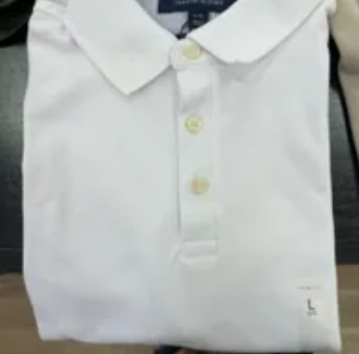[S] TOMMY HILFIGER SLIM FIT TOMMY POLO,FRESH WHITE, 78J0043-112 [FINAL SALE] (STH355)