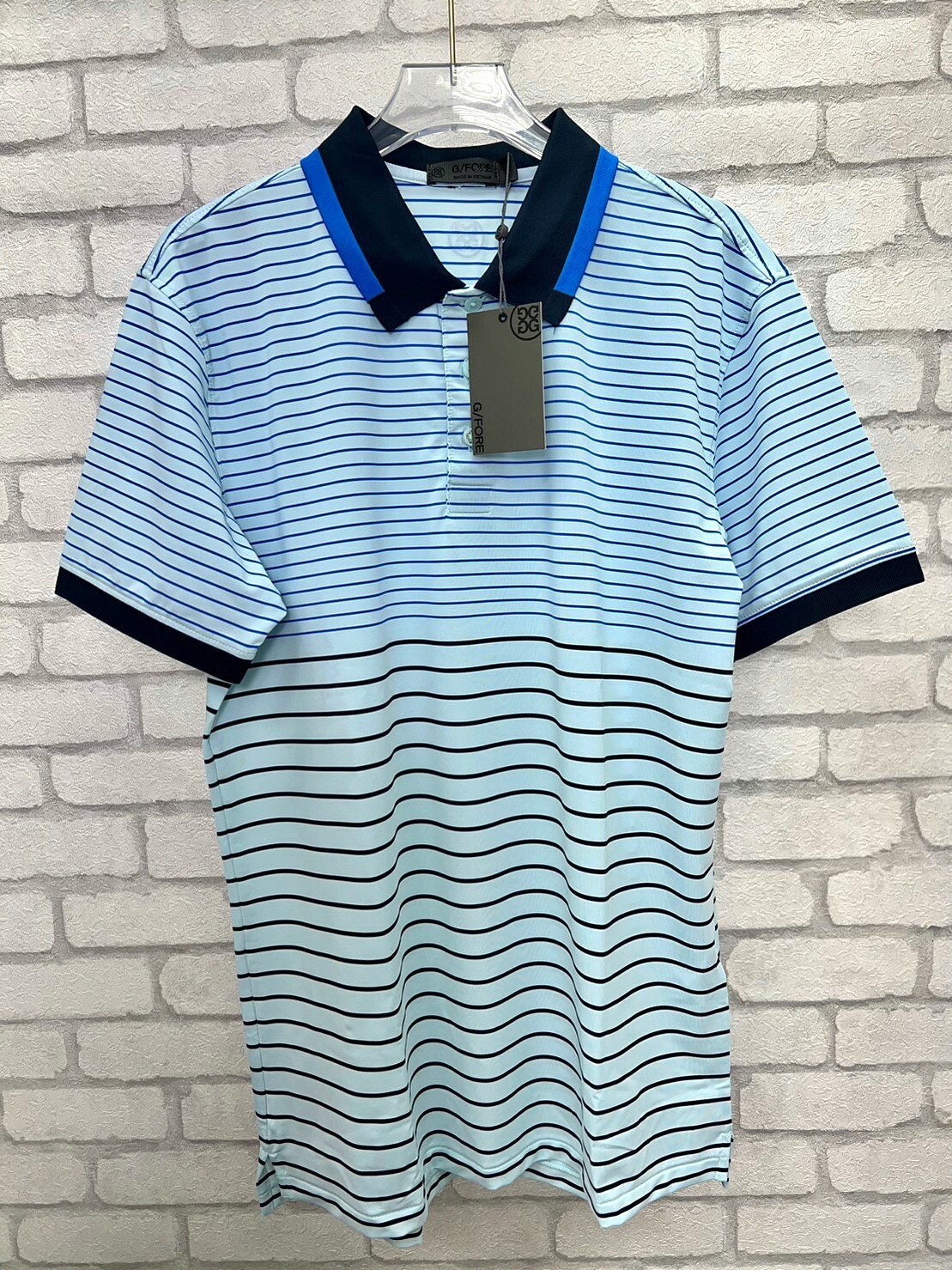 男【現貨】GFore / 正品折扣 / Golf Shirt - Two Tone Stripe Polo高爾夫Polo衫/ S063