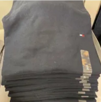 [S] TOMMY HILFIGER ESSENTIAL SOLID T-SHIRT,DESERT SKY, 7849808-587 (STH357)