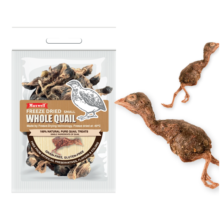Maxwell⎜凍乾原隻鵪鶉(小) 15隻 (MXA-4293)