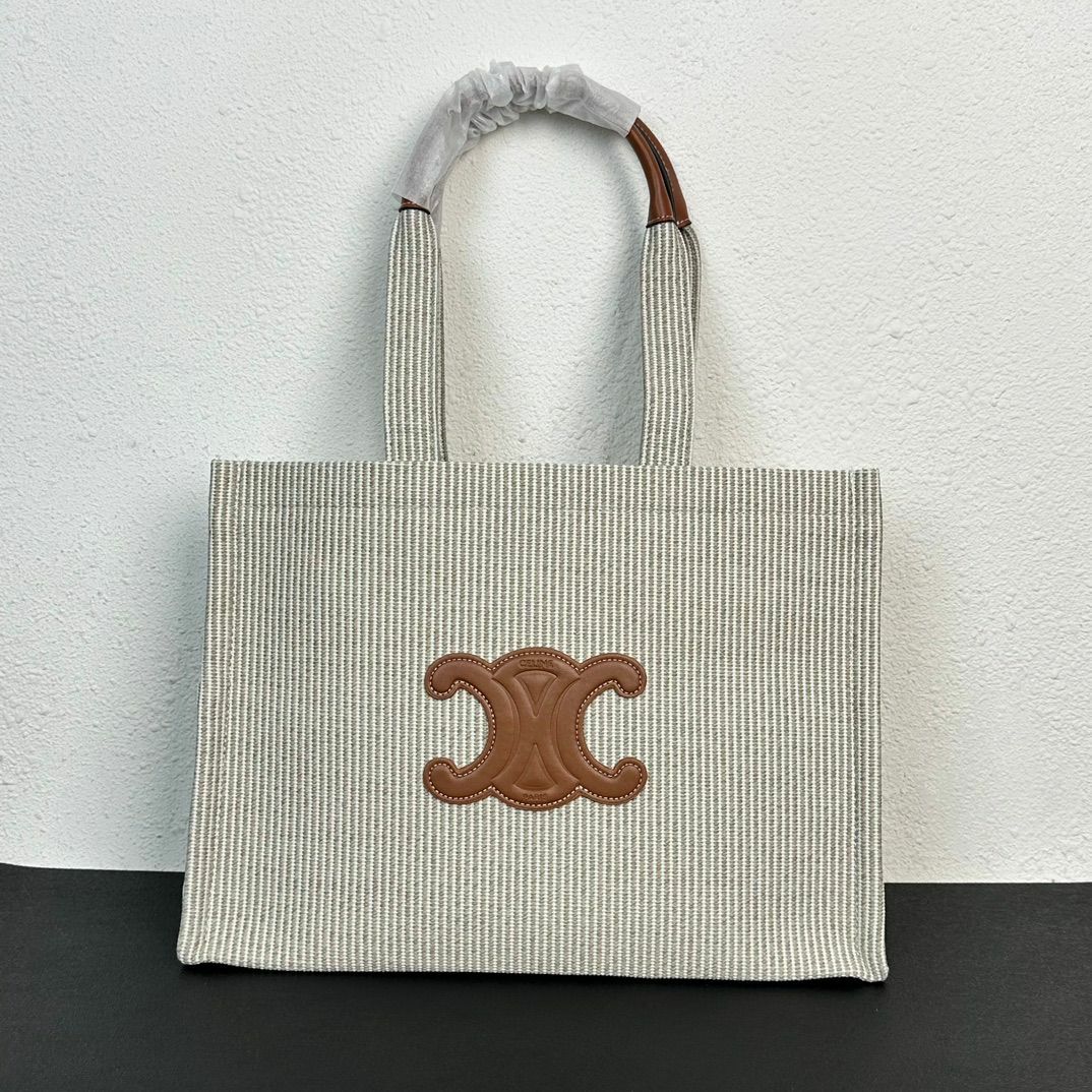 C e l i n e 新品tote 條紋購物袋