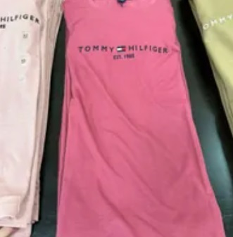 [S] TOMMY HILFIGER CREWNECK T-SHIRT,PINK PASSION, 76J3260-641 (STH363)