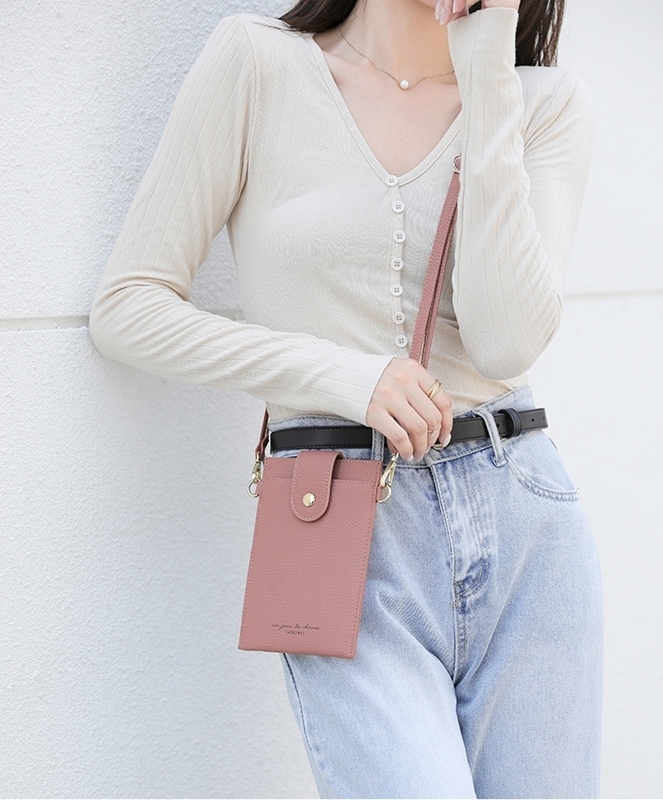 優雅隨身斜背包 五色