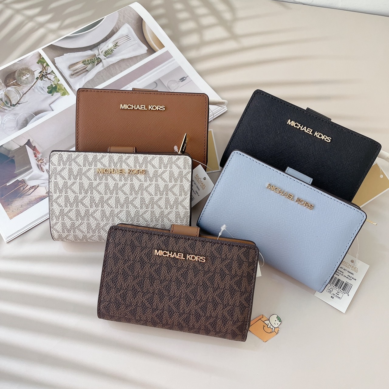 Medium Crossgrain Leather Wallet