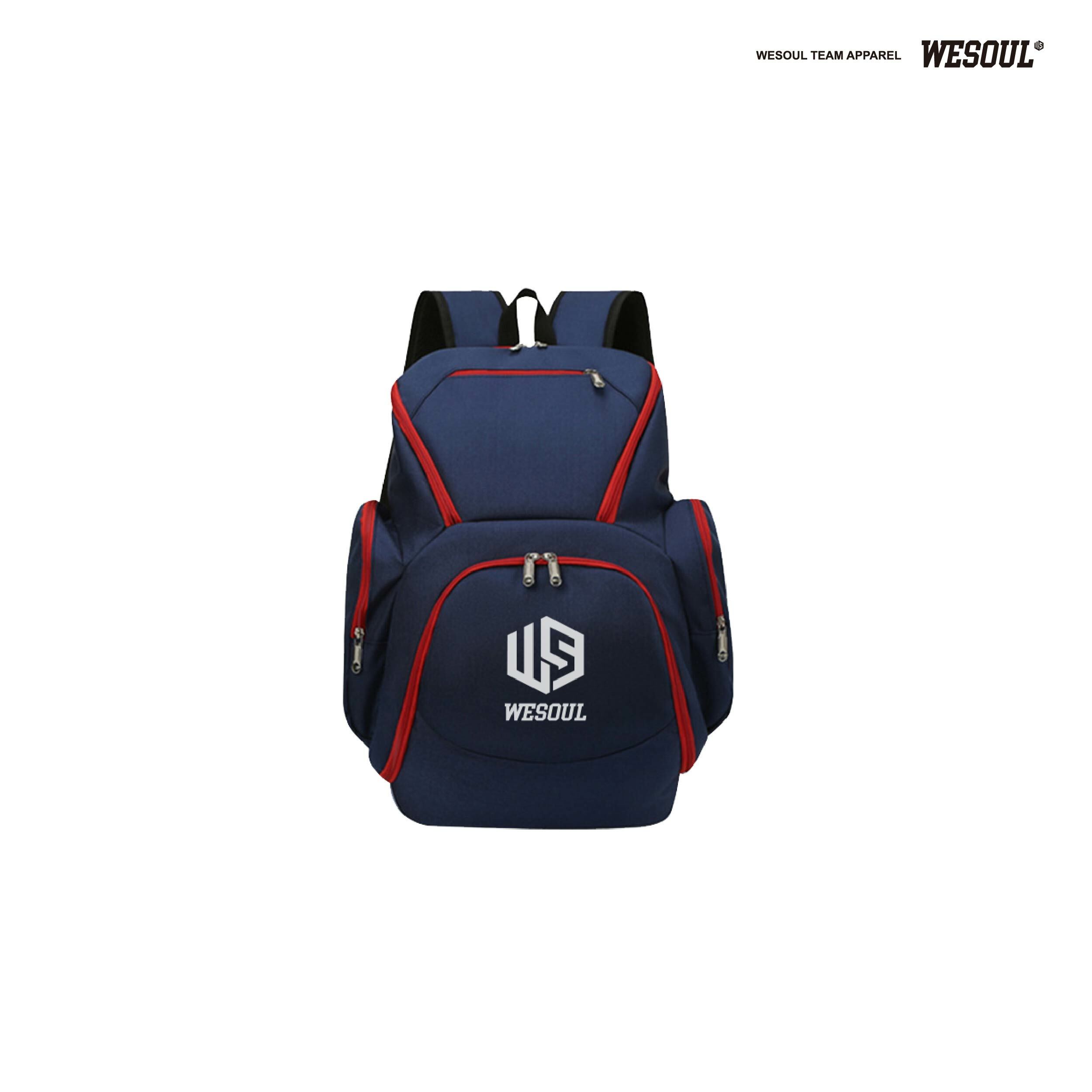 【WESOUL】訓練運動包｜藍紅條