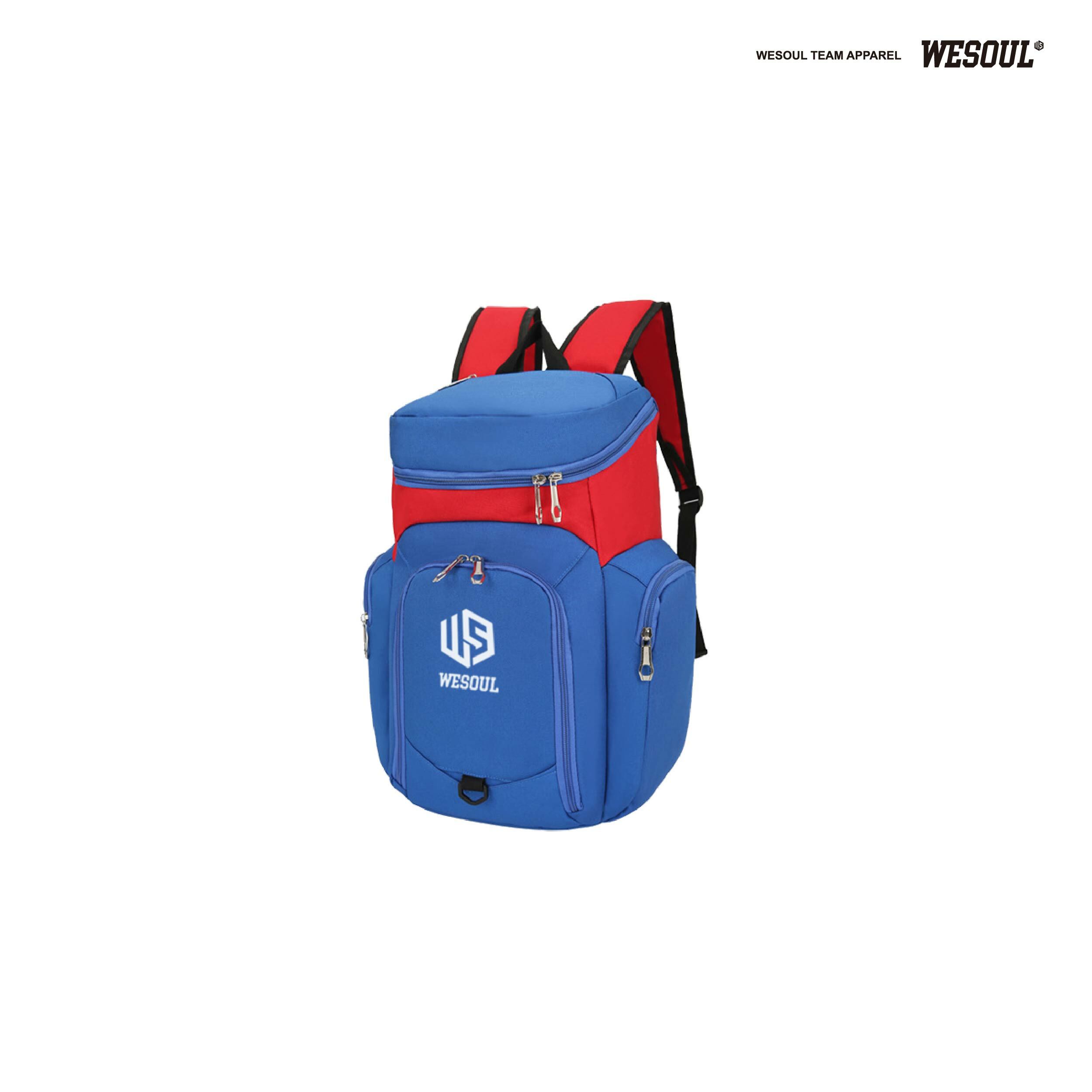 【WESOUL】運動休閒包｜藍紅