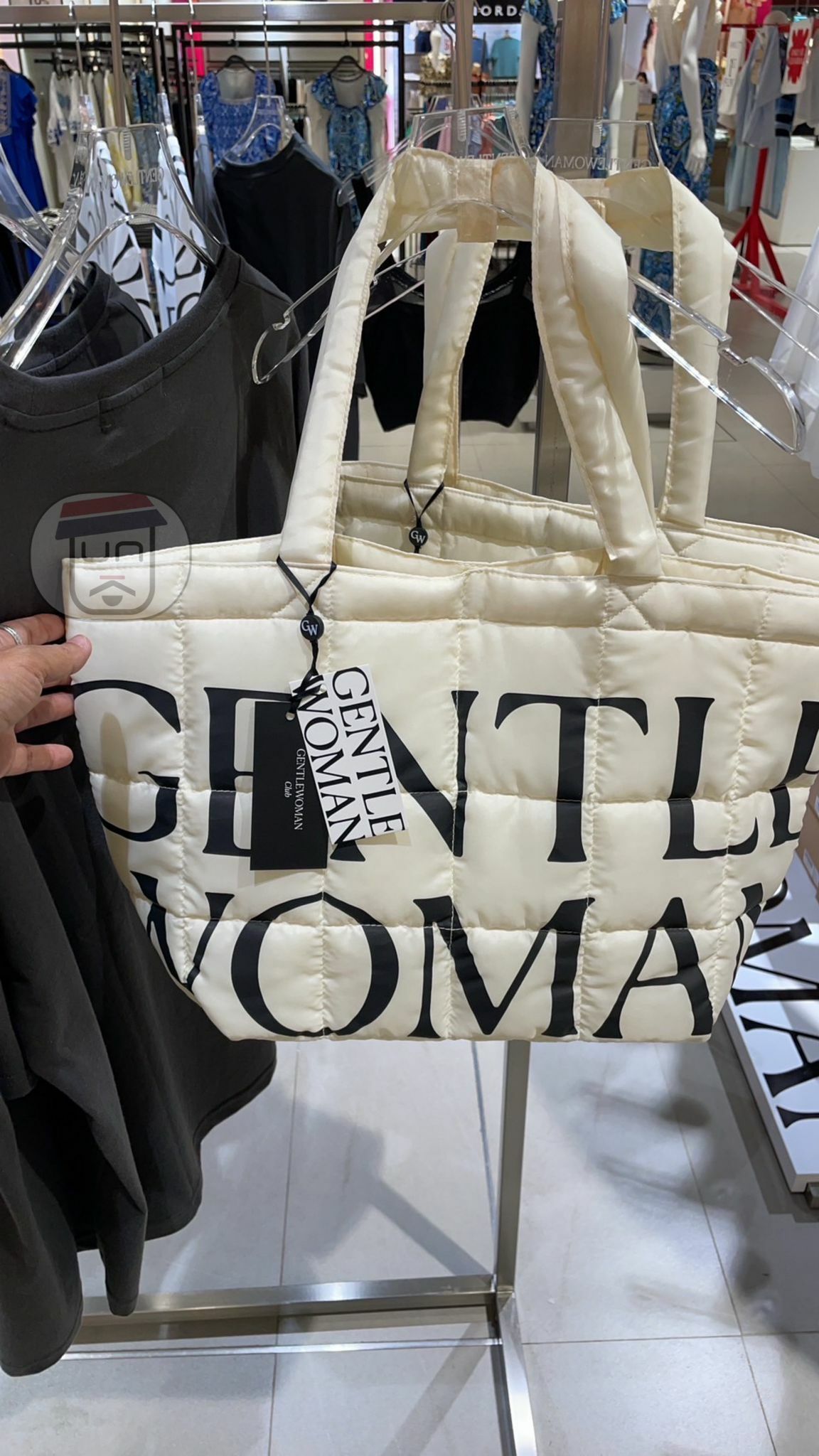 代購 Gentlewoman 新款 LOGOGENTLEWOMAN PUFFER  BAG 大號