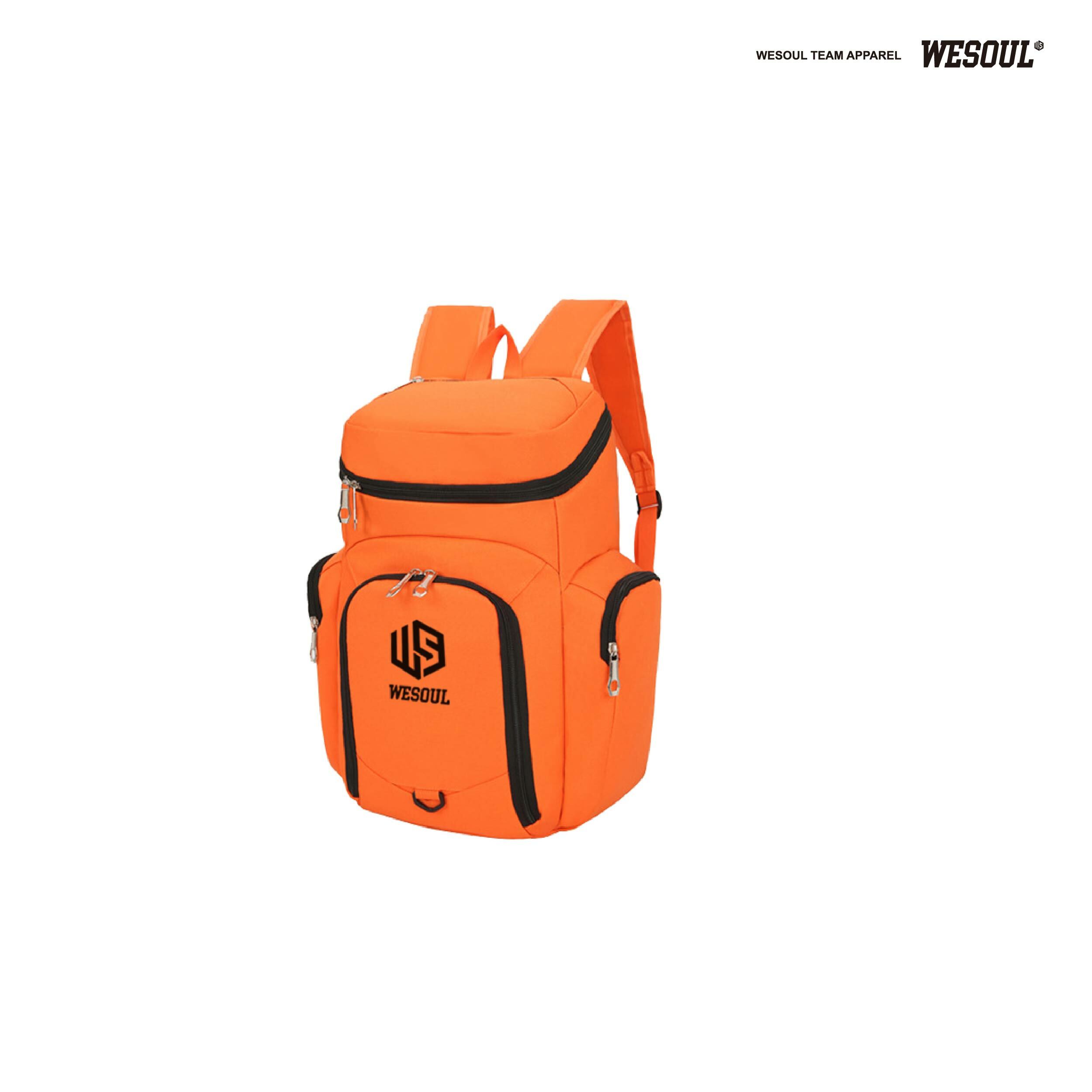 【WESOUL】運動休閒包｜黑橘條