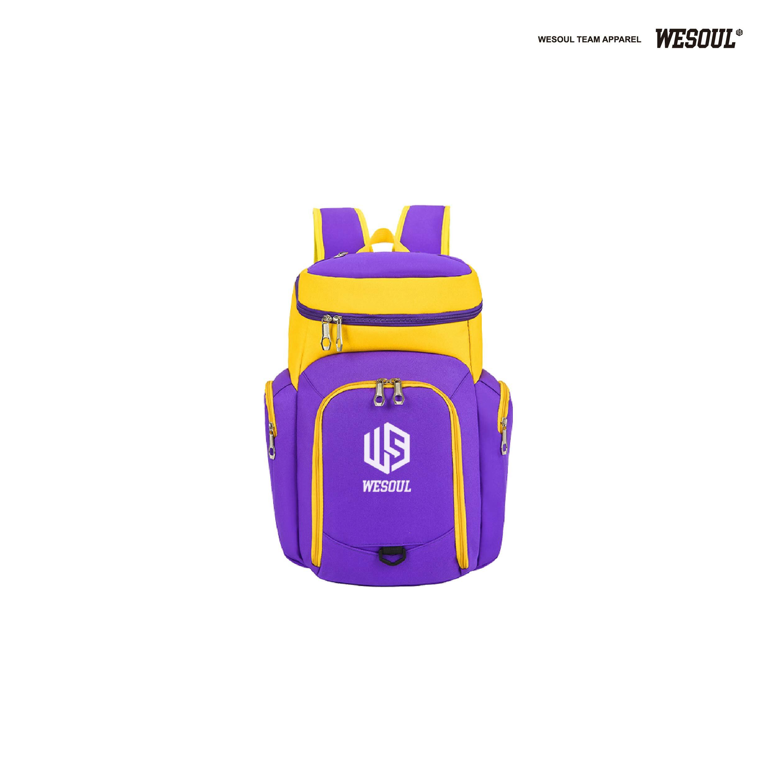 【WESOUL】運動休閒包｜紫黃條