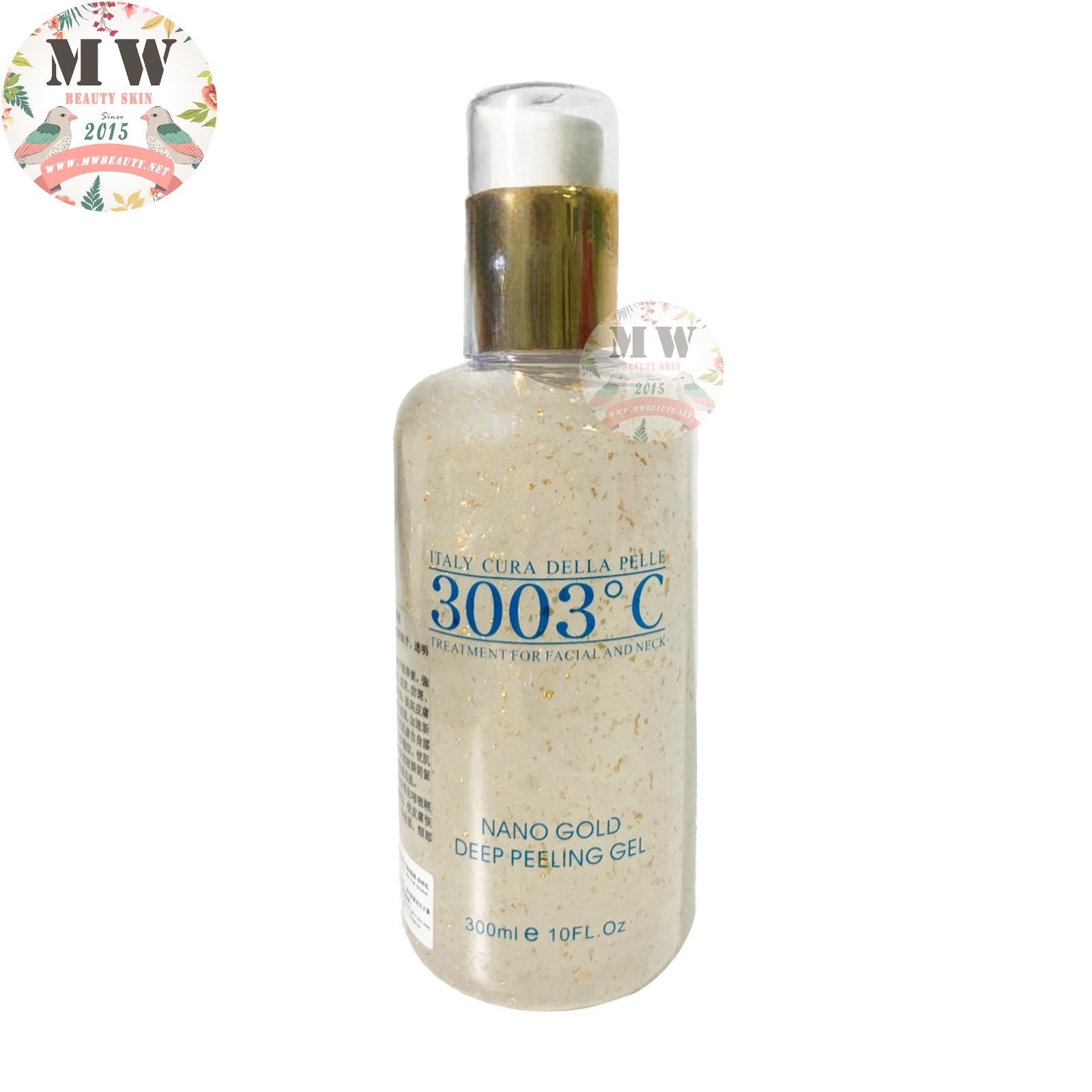 3003°C 💛黃金美白保濕深層去角質啫喱 300ml