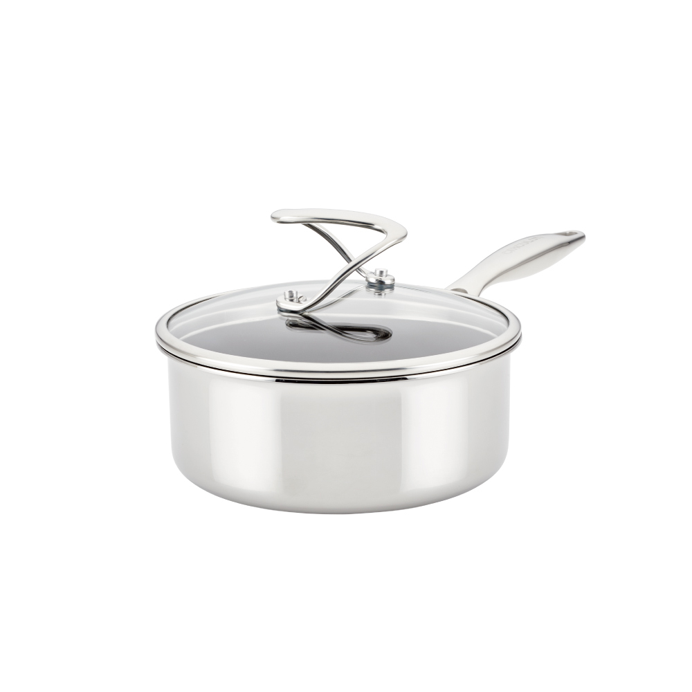 《CIRCULON C系列》三層複合''不鏽鋼不沾單柄湯鍋18CM / 1.9L (電磁爐/IH爐)