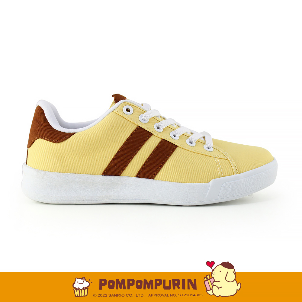 Paidal x Pompompurin 布丁狗萌臉系列免綁帶休閒鞋不彎腰輕運動鞋