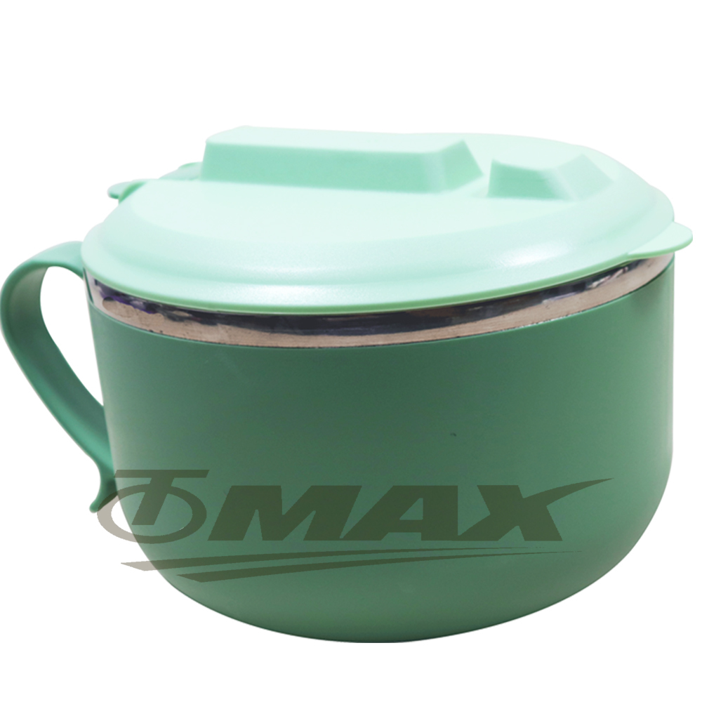 omax304不銹鋼大容量泡麵碗1200ml-2入(顏色隨機) 破盤下殺 OMAX歐妹思購物網