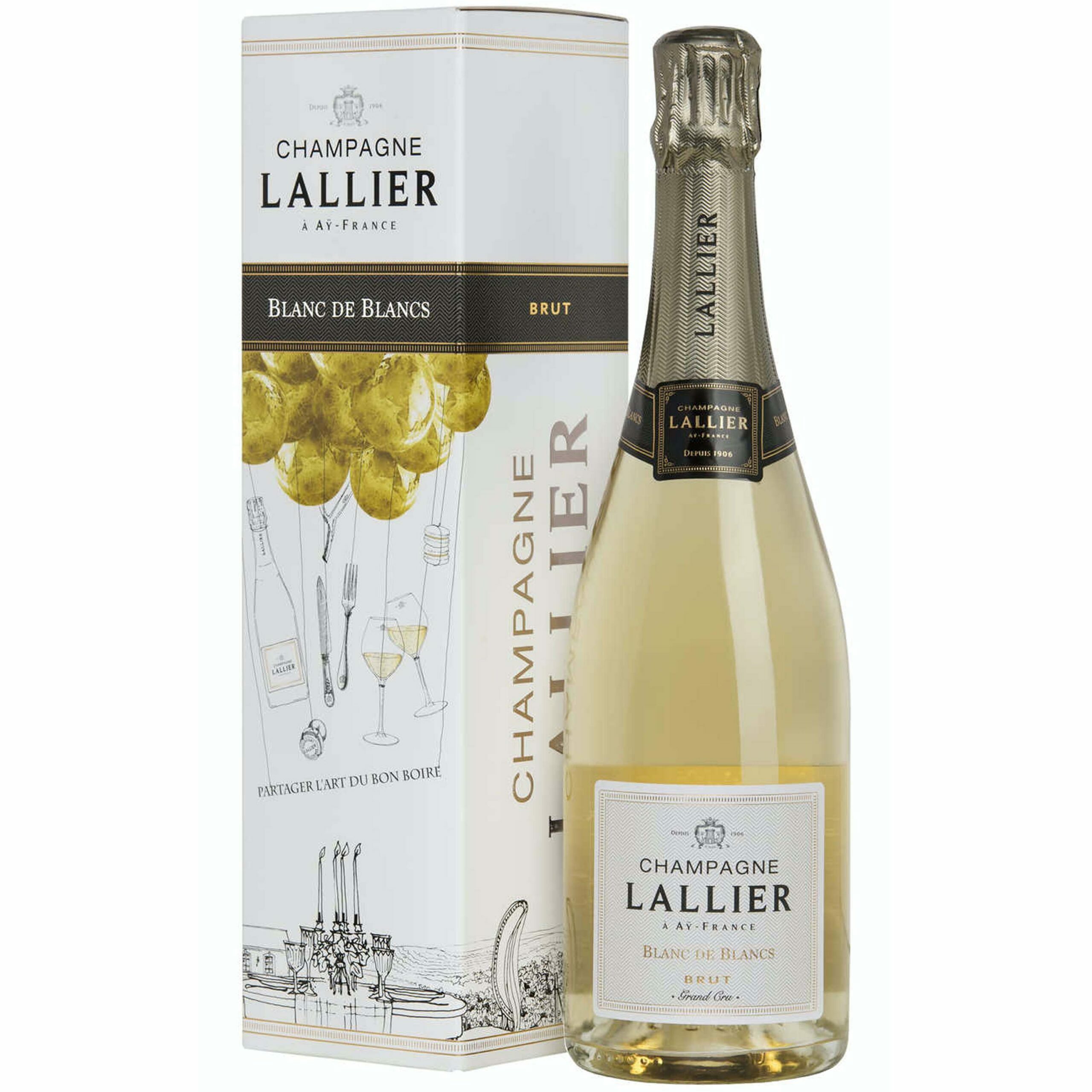 法國萊雅酒莊白中白香檳 Lallier Grand Cru Blanc de Blancs Champagne