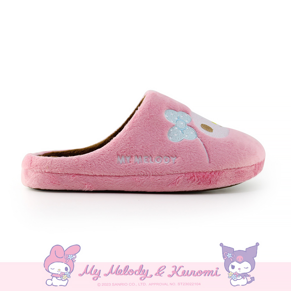 Paidal x My Melody美樂蒂毛絨室內拖鞋