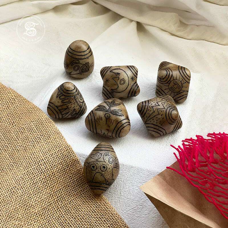 正宗限量薩滿包附沙鈴一組 手工製作 獨特的薩滿文化風格 祈禱 靈性 修行 - 光之薩滿