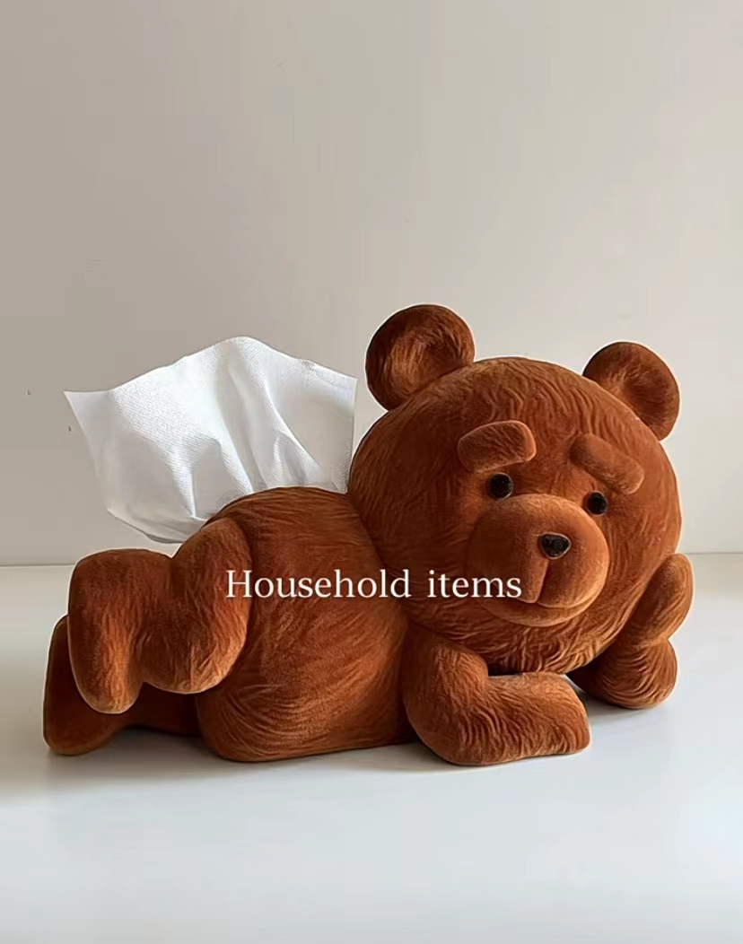 泰迪躺躺抽紙盒🤎