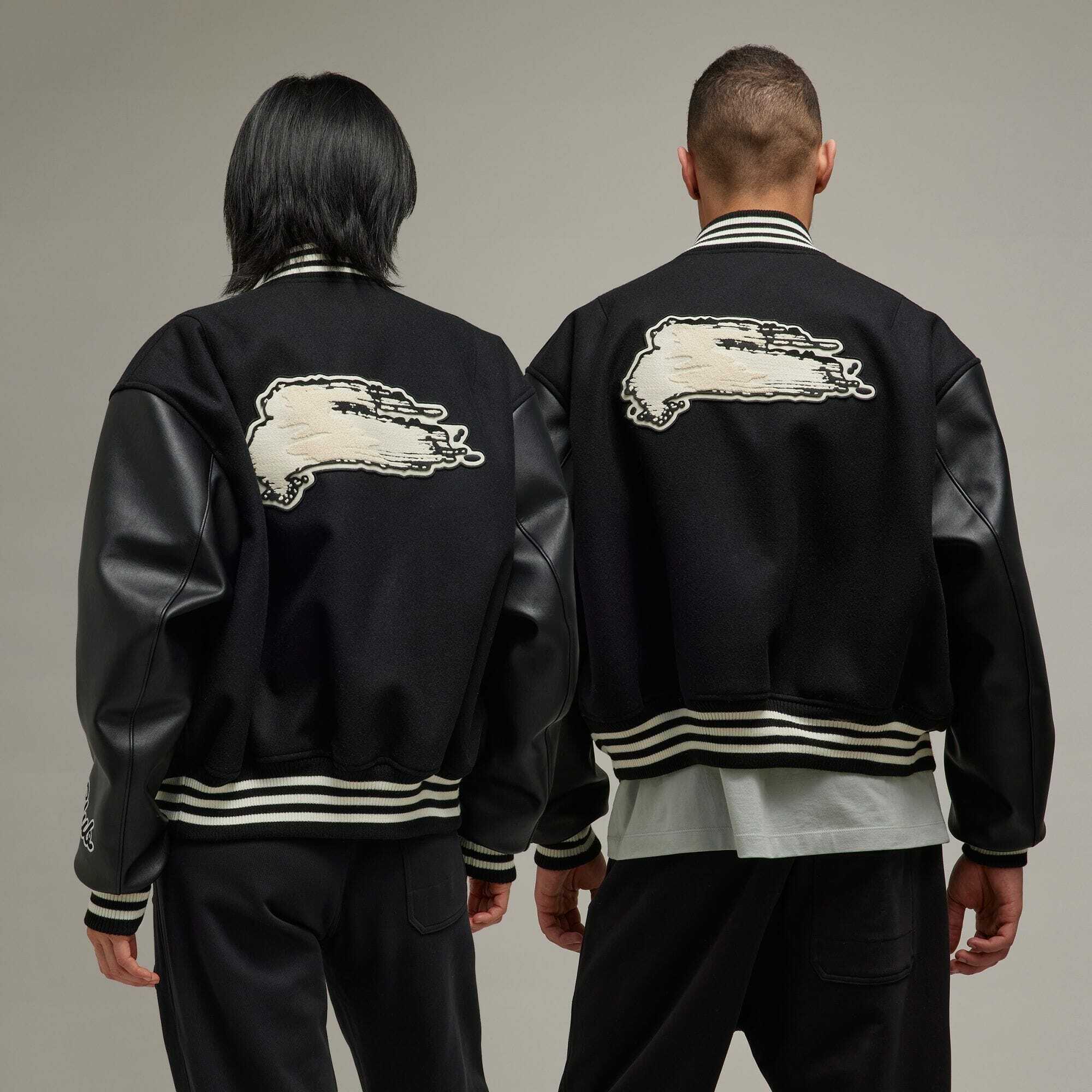 【 Y-3 LETTERMAN JKT 頂級棒球外套 - 黑 】