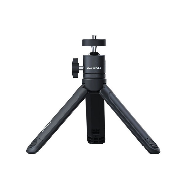 米特3C數位–Avermedia 圓剛 0700 Tripod 微單VLOG球形萬向雲台伸縮腳架 桌上型支架