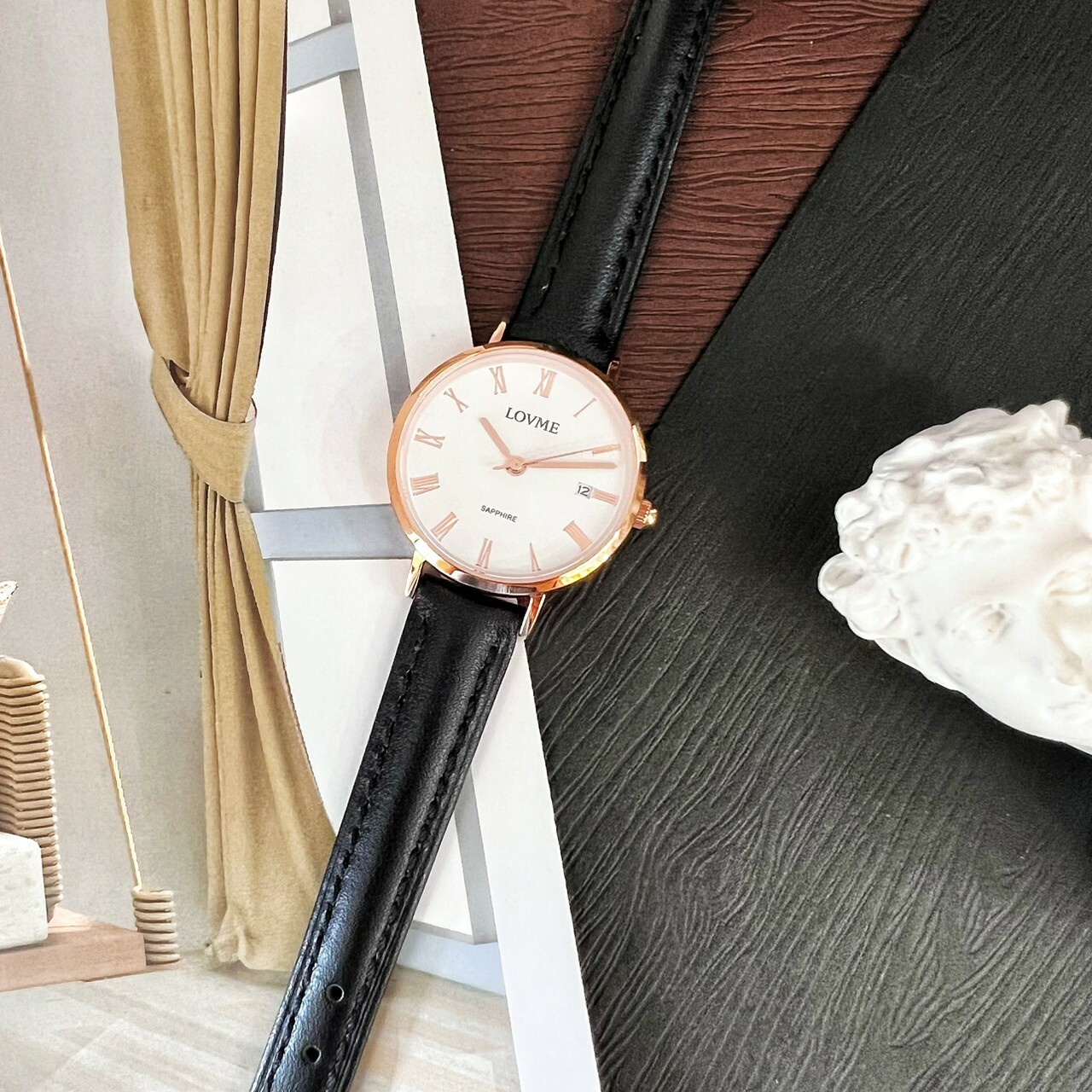 【LOVME】羅馬學院風腕錶 VL3012S-43-241 28mm 現代鐘錶