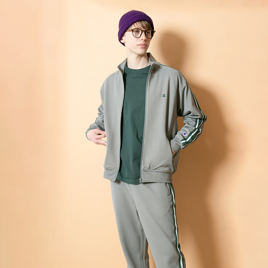 男款-CASUAL  Vintage立領運動外套-灰色（C3-Y601-050）