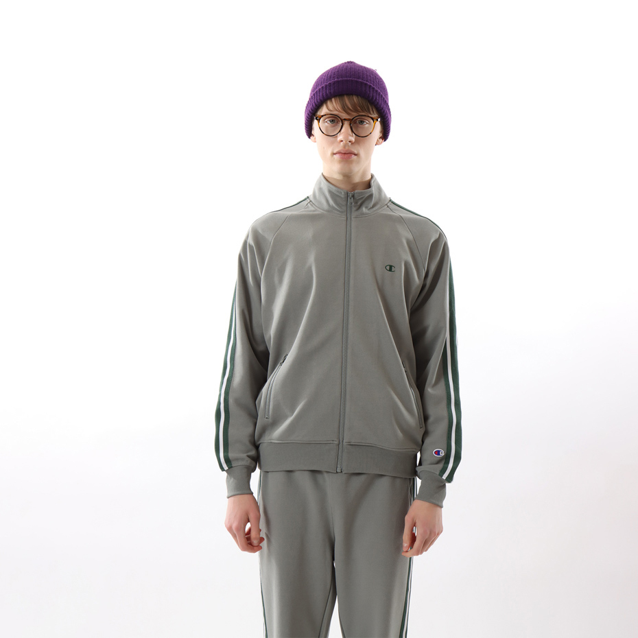 男款-CASUAL  Vintage立領運動外套-灰色（C3-Y601-050）