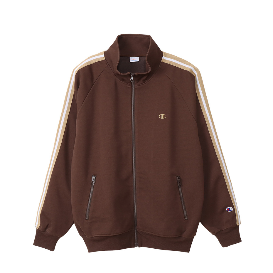 男款-CASUAL 復古立領運動外套-咖啡色（C3-Y601-860）